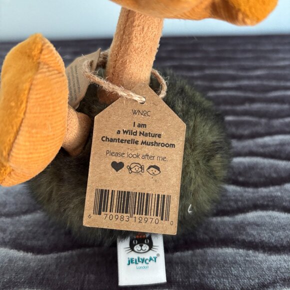 RARE Jellycat Wild Nature Chanterelle Mushroom BNWT - Picture 4 of 4